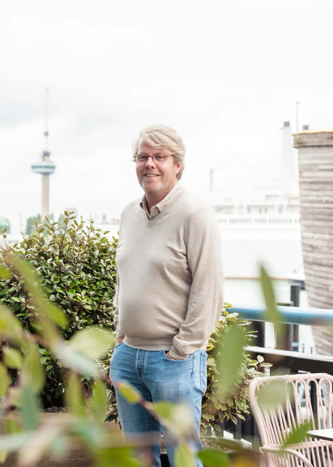 Wim Beelen tijdens een avond op Zuidyard